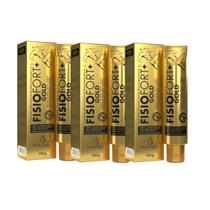 Kit 3 Pomada Bio Instinto Fisiofort Premium Gold 150 gramas