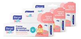 Kit 3 Pomada De Assadura Baby Baruel 45g Kit 3 Pomada De Assadura Baby Baruel 45g