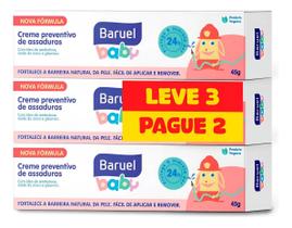 Kit 3 Pomada De Assadura Baby Baruel 45g Kit 3 Pomada De Assadura Baby Baruel 45g