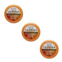 Kit 3 Pomada De Calêndula Hidratação Pele Seca 30g - Vedis