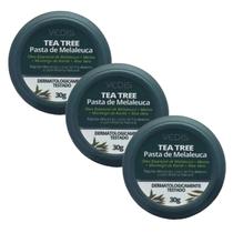 Kit 3 Pomada De Melaleuca Tea Tree 30g - Vedis