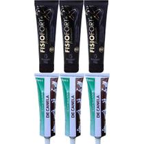 Kit 3 Pomada Fisiofort Premium + 3 Unguento De Canela 100G