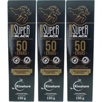 Kit 3 Pomada Massageadora 50 Ervas Naturais Super 150g