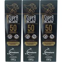 Kit 3 Pomada Massageadora 50 Ervas Naturais Super 150g