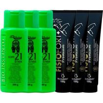 Kit 3 Pomada Massageadora Fisiofort Premium 3 Gel Detonador