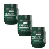 Kit 3 Pomada Massagem Fisiofort Verde 240G - Bio Instinto