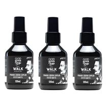Kit 3 Pomadas Capilares Walk Líquidas QOD 120ML Kit 3 Pomadas Capilares Walk Líquidas QOD 120ML