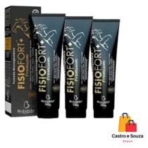 Kit 3 Pomadas Fisiofort Premium 150g Bio Instinto - Alívio Muscular - Pomada Massageadora