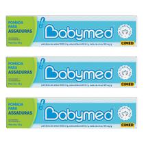 Kit 3 Pomadas Para Prevenção De Assaduras Babymed azul 45g