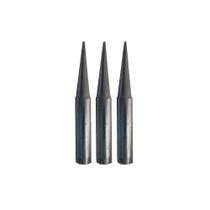 Kit 3 Ponta Ferro Pf-320 Tipo Agulha 0,5mm Fina Utilizada Estação Solda Esd-905 Es-915 Instrutherm