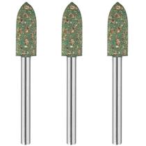 Kit 3 Ponta Montada 6Mm Cônica Gergelim Micro Retifica 3Mm