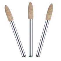 Kit 3 Pontas Montadas 4Mm Cônica Couro Polir Micro Retíficas Kit 3 Pontas Montadas 4Mm Cônica Couro Polir Micro Retíficas