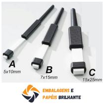 Kit 3 Ponteiras Sintéticas P/ Pincel Cartaz Metiq A B C