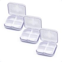 Kit 3 Porta Comprimidos E Organizador Separador De Pílulas Kit 3 Porta Comprimidos E Organizador Separador De Pílulas