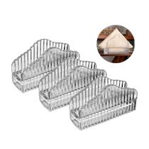 Kit 3 Porta Guardanapos de Cristal Império Wolff 13,54,5x10cm