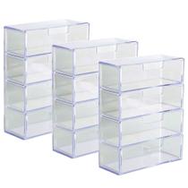 Kit 3 Porta Óculos Escuro Sol Organizador Estojo 4 Divisórias Kit 3 Porta Óculos Escuro Sol Organizador Estojo 4 Divisórias