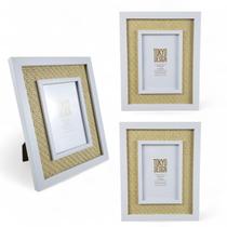 KIT 3 Porta Retrato 10x15cm Paspatur Tramado Moldura Furnas KIT 3 Porta Retrato 10x15cm Paspatur Tramado Moldura Furnas