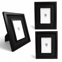 Kit 3 Porta Retrato 10x15cm Paspatur Tramado Natural JAVA Kit 3 Porta Retrato 10x15cm Paspatur Tramado Natural JAVA