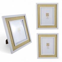 KIT 3 Porta Retrato 15x20cm Paspatur Tramado Moldura Furnas KIT 3 Porta Retrato 15x20cm Paspatur Tramado Moldura Furnas