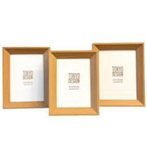 Kit 3 Porta Retrato Estilo Cor Madeira 10 Cm X 15 Cm Decoração Para Casa Luxo Foto Cor Madeira Clara Kit 3 Porta Retrato Estilo Cor Madeira 10 Cm X 15 Cm Decoração Para Casa Luxo Foto Cor Madeira Clara