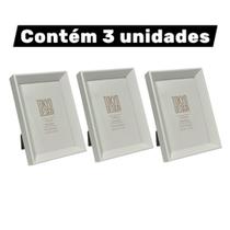 Kit 3 Porta Retratos Basic Tokyo Design Moldura Mini 10x15cm