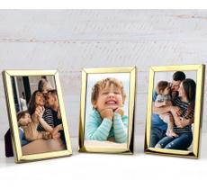 Kit 3 Porta Retratos Foto 10x15 Metal Kit 3 Porta Retratos Foto 10x15 Metal