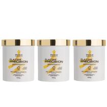 KIT 3 Pós Descolorante Capilar Precison P.White DYUSAR 9tons