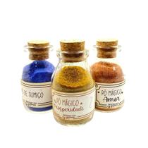 Kit 3 Pós Mágicos para Amor, Prosperidade e Sumiço