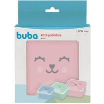 Kit 3 Pote de Papinha para Congelar Armazenar Comida Bebe - Buba