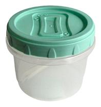 KIT 3 Pote De Plástico Redondo 300 Ml Rosca KIT 3 Pote De Plástico Redondo 300 Ml Rosca