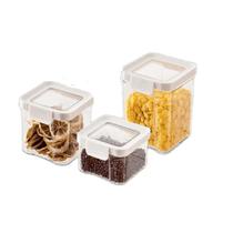 Kit 3 Pote Empilhavel hermetico Mantimento GuardFresh 2.1L