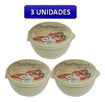 Kit 3 Potes Castanha Para Guardar Frutas E Alimentos Kit 3 Potes Castanha Para Guardar Frutas E Alimentos