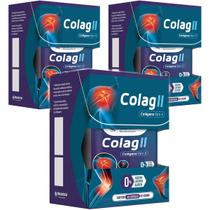 Kit 3 Potes Colágeno Tipo 2 Suplemento Alimentar Natural Vitamina Natunectar 180 Capsulas Rápida Absorção Premium