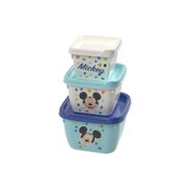 Kit 3 Potes Conjunto Infantil Lanches Papinha Plasutil Kit 3 Potes Conjunto Infantil Lanches Papinha Plasutil
