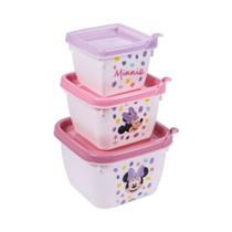 Kit 3 Potes Conjunto Infantil Lanches Papinha Plasutil Kit 3 Potes Conjunto Infantil Lanches Papinha Plasutil