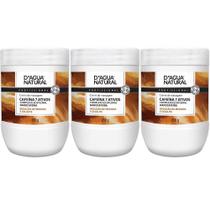 Kit 3 Potes Creme De Massagem Corporal Dagua Natural Cafeína 7 Ativos 650g Redução de Medidas e Celulite