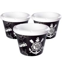 Kit 3 Potes de Cerveja Corinthians Balde 5L Boteco Barzinho - Plasútil