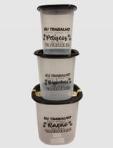 Kit 3 Potes de Ração e Petisco Pet