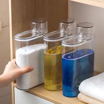 Kit 3 Potes Dispensers Multiuso 1200ml c Tampa Dosadora Hermética Plástico Transparente Ideal para Alimentos, Produtos de Limpeza Organização Moderno