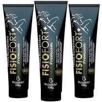 Kit 3 Potes Fisiofort Premium Pomada Massageadora 150g Kit 3 Potes Fisiofort Premium Pomada Massageadora 150g