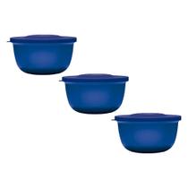 Kit 3 Potes Hermético Tupperware Refri Safe 400ml