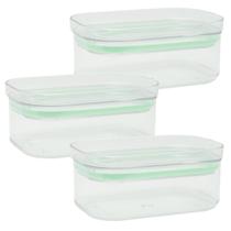 Kit 3 Potes Herméticos 425ml - Organize a cozinha