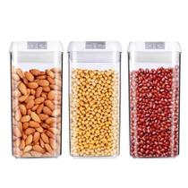 Kit 3 Potes Herméticos Multiuso Plástico 1200ML