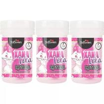 Kit 3 potes Hot Ball Xana Loka Esquenta Esfria e Vibra Hot Flowers Kit 3 potes Hot Ball Xana Loka Esquenta Esfria e Vibra Hot Flowers