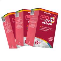 Kit 3 Potes Natuvit Vitaminas e Mineirais para Mulheres Suplemento Alimentar Natural e Puro Natunectar 180 Capsulas