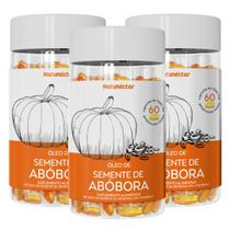Kit 3 Potes Óleo Semente de Abobora Suplemento Alimentar 100% Natural Rico Em Vitamina Natunectar Original 180 Capsulas