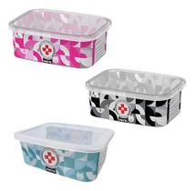 Kit 3 Potes Organizadores Passeio Retangular Pet 1,4 L Potte