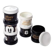 Kit 3 Potes para Tempero do Mickey Conectados 3 Peças 450ml Plasútil