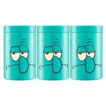 Kit 3 Potes Plásticos Mantimentos Multiuso 1,5LT Personagens Diversos