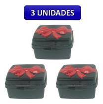 Kit 3 Potes Porta Presente Para Guardar Frutas Alimentos Kit 3 Potes Porta Presente Para Guardar Frutas Alimentos